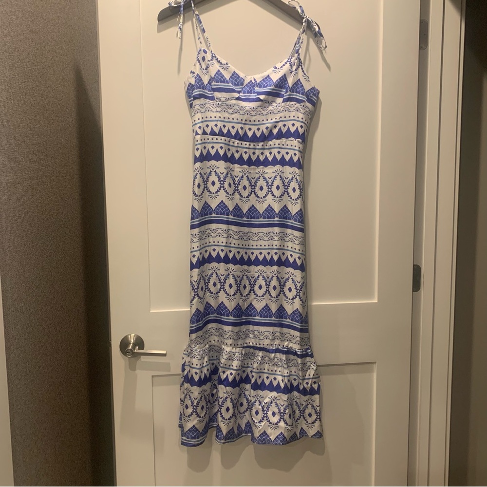 Kenny Flowers The Espana Silk Sweetheart Dress Women's Size M NWT